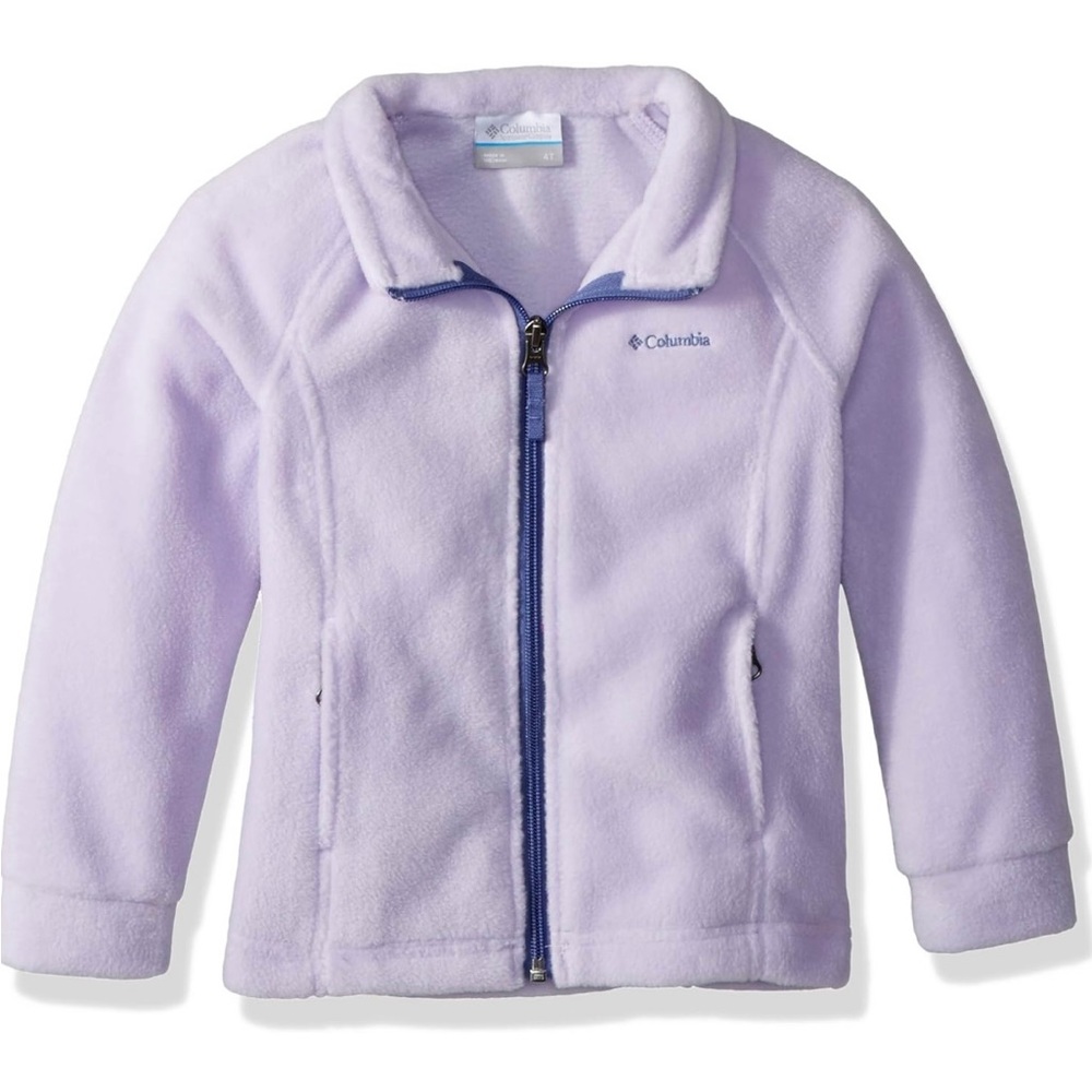 Columbia Lavender Soft Pale Purple Winter Youth Girls' Benton Fleece Jacket S